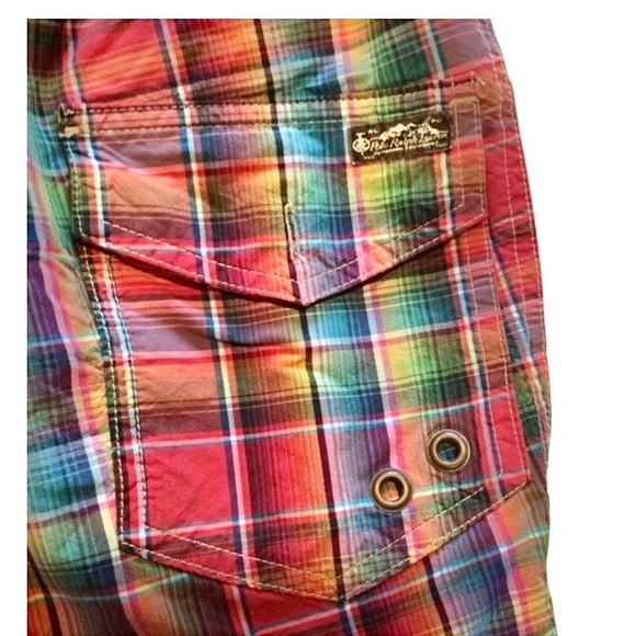 Polo by Ralph Lauren plaid swim trunks size small - Picture 5 of 8